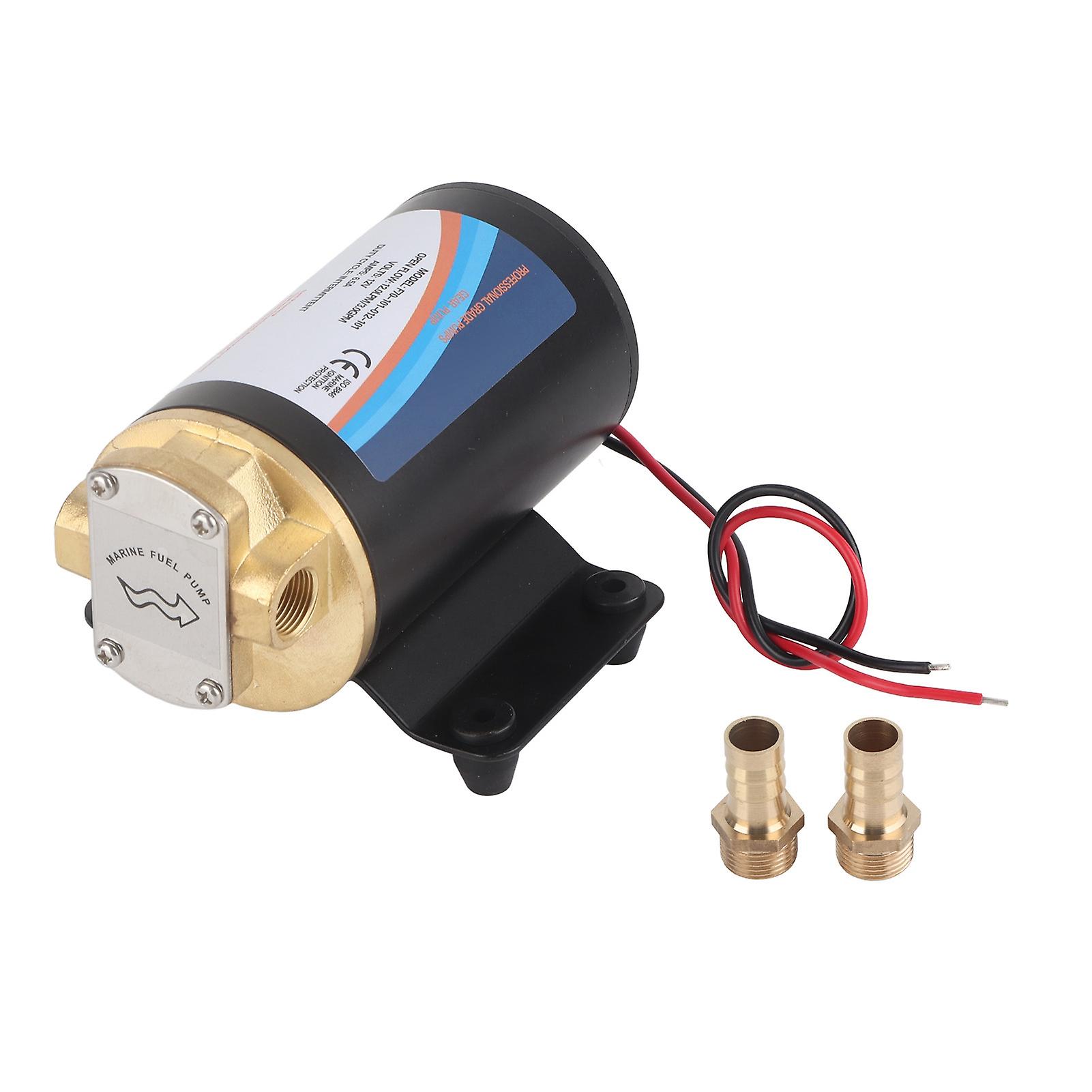 Mini-selbstansaugende Elektrische Zahnradölpumpe Zum Ölablassen Zubehör 12,0 L/min Förderhöhe 3 Meter (f70-101-012-101(12v)) F70-101-012-101(12v)