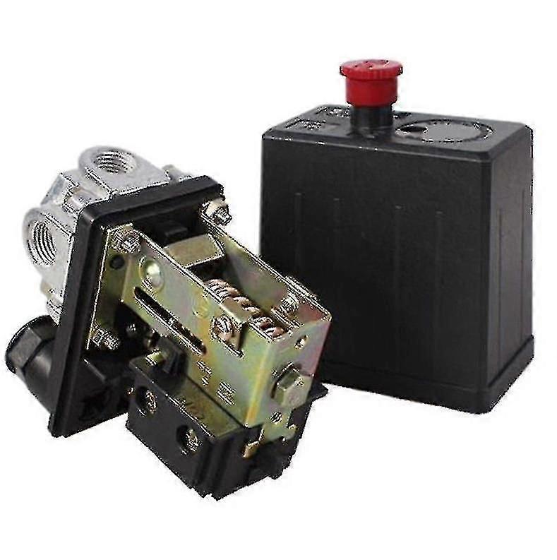 Neues Druckregelventil Für Luftkompressoren (2023), 240 V, 175 Psi, Hochleistungsausführung, Schwarz, Aoba