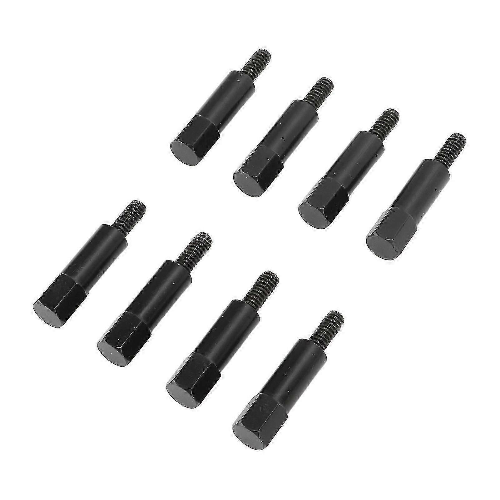 Satz Mit 8 Ventildeckelmuttern Und -schrauben Für Sbc Small Block 283, 305, 327, 350, 383 Und 400 Motoren, Schwarz Pulverbeschichtet. Whbyv