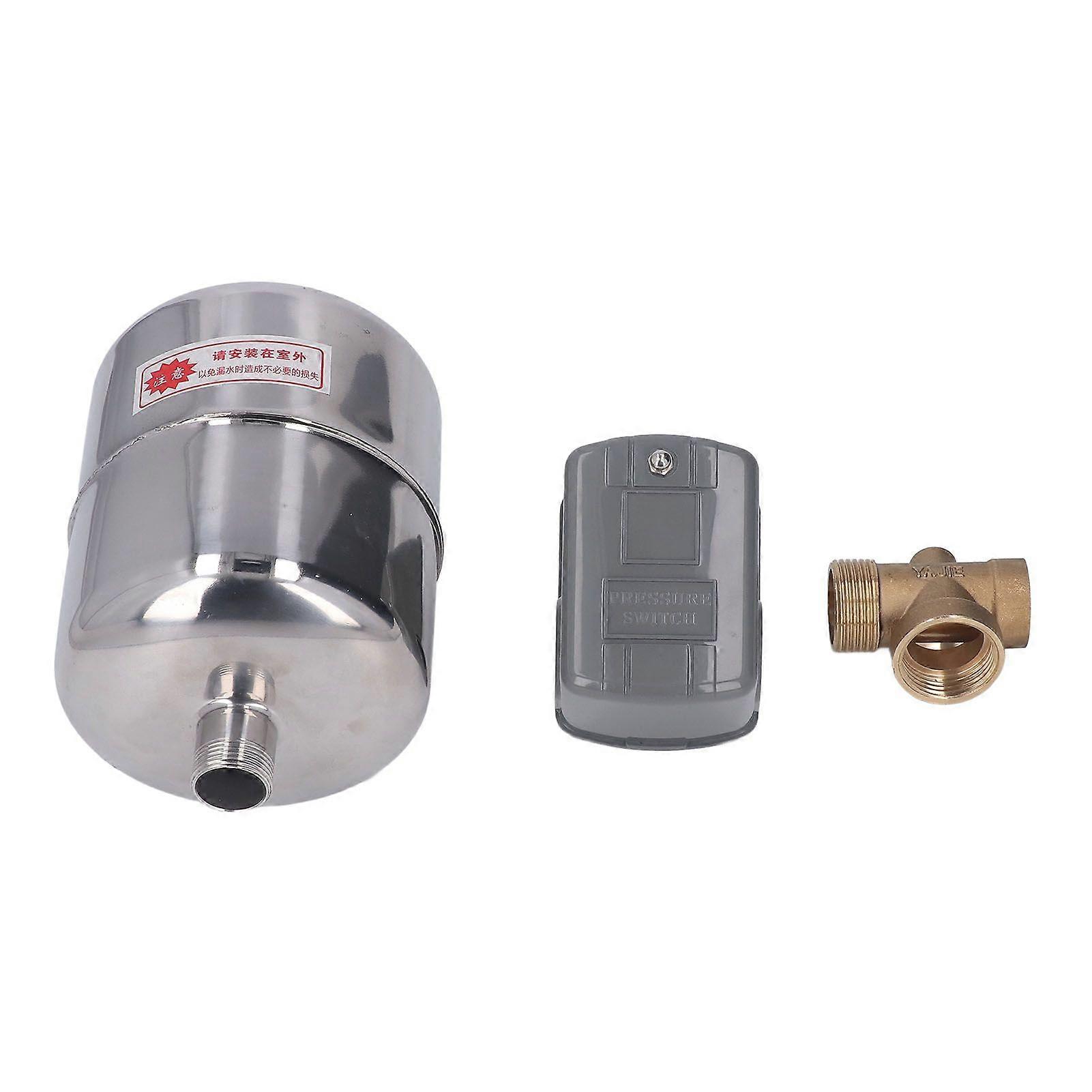 Kupfer-rückschlagventil-set Für Wasserpumpen-druckbehälter, Druckschalter Und Edelstahlbehälter 110 V/230 V