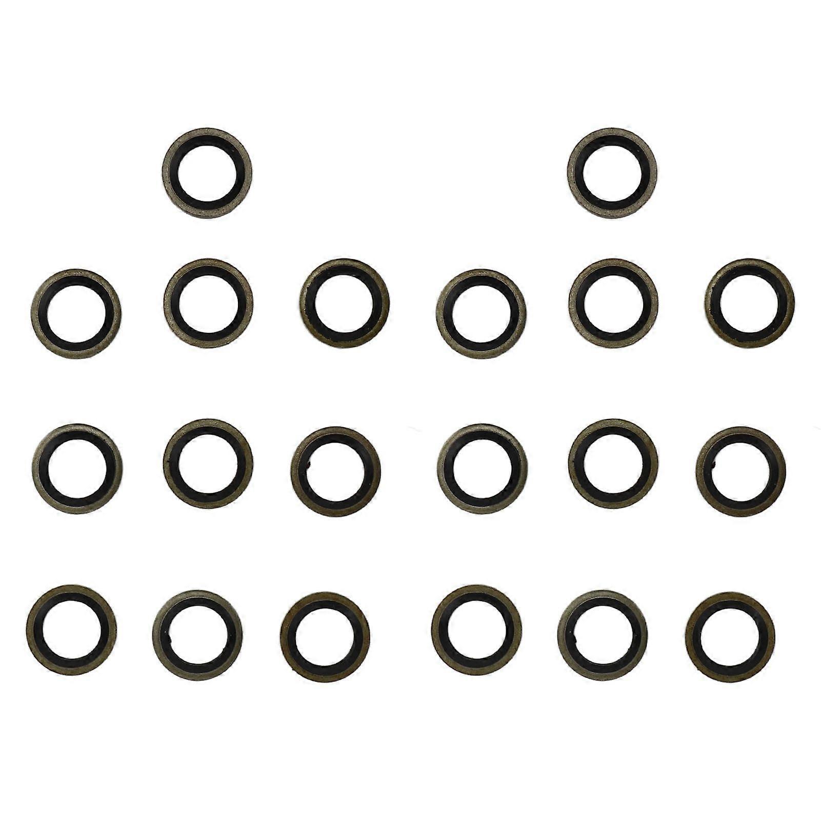 Packung Mit 20 Dichtscheiben Für Hohlschrauben, 10 Mm Durchmesser, Teilenummer 4934278, Gummidichtscheiben Für Cummins-dieselkraftstoffsysteme