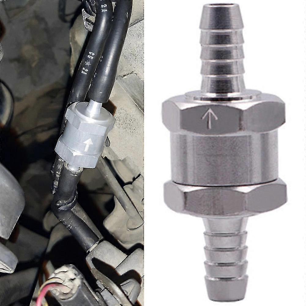 6/8/10/12 Mm Rückschlagventil Aus Aluminiumlegierung Für Benzin-, Diesel- Und Wasserleitungen, Einwegventil, Für Peugeot Renault - Yky416