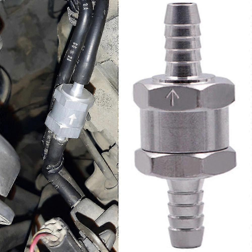 Kraftstoffrückschlagventil (4er-set) 6/8/10/12 Mm, Aus Aluminiumlegierung, Für Benzin-, Diesel- Und Wasserleitungen, Unidirektional, Kompatibel Mit Peugeot Und Renault.