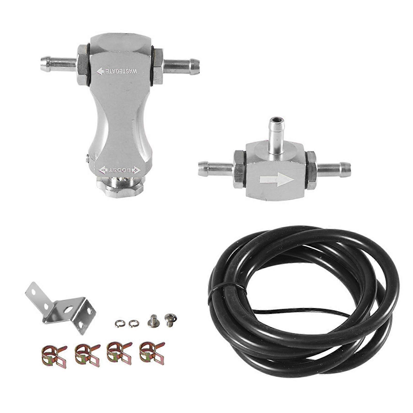 Hochwertige Manuelle Ladedruckregelventile Aus Aluminium Zur Verbesserung Der Regler- Und Steuerventile Für Autos Und Motorräder, Silberfarben.