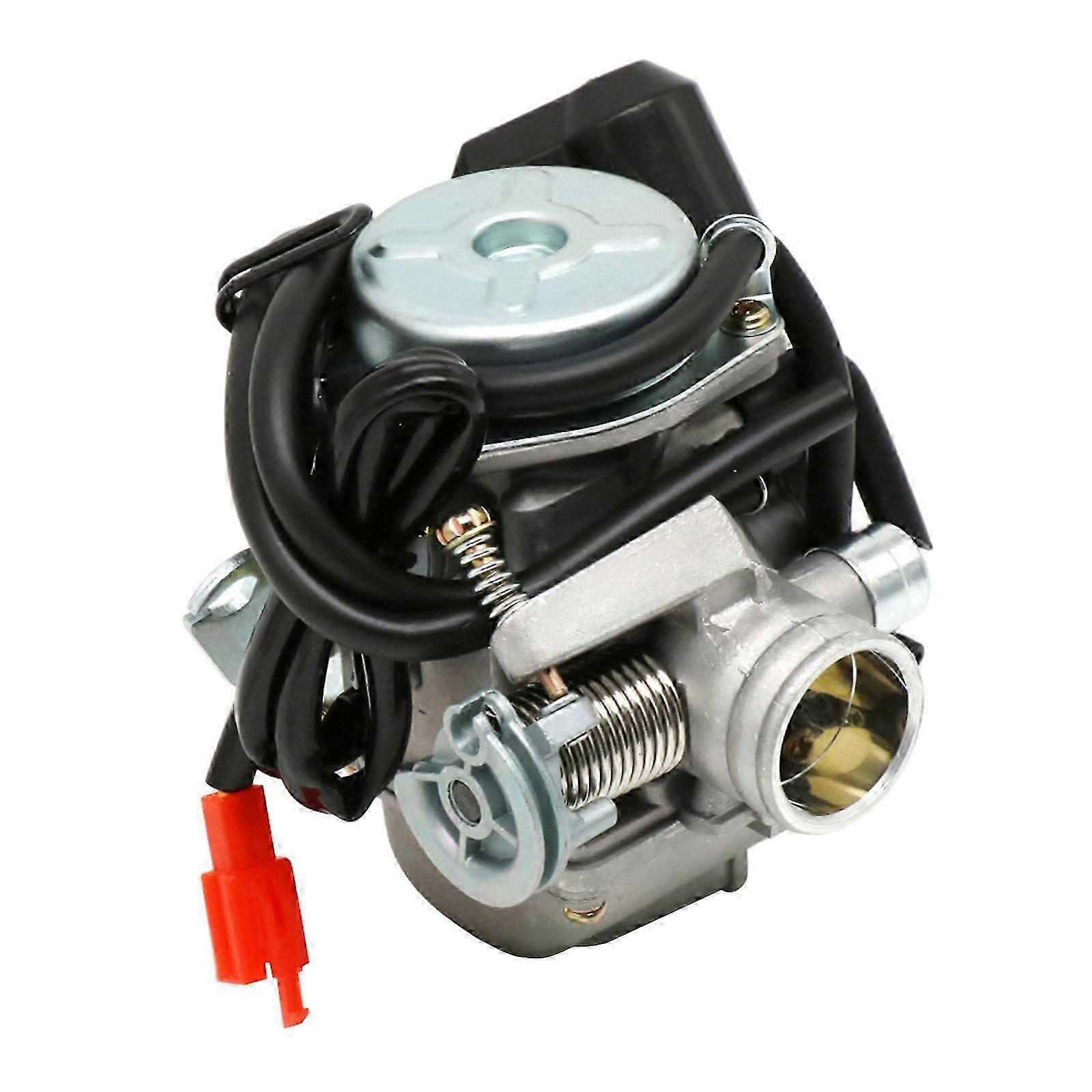 Pd24j 24mm Vergaser Für Motorräder, Mit Elektrischem Choke, Kompatibel Mit Gy6 125cc, 150cc, 152qmi, 152qmj, 157qmi Und 157qmj 4-takt-rollern Und Quads.