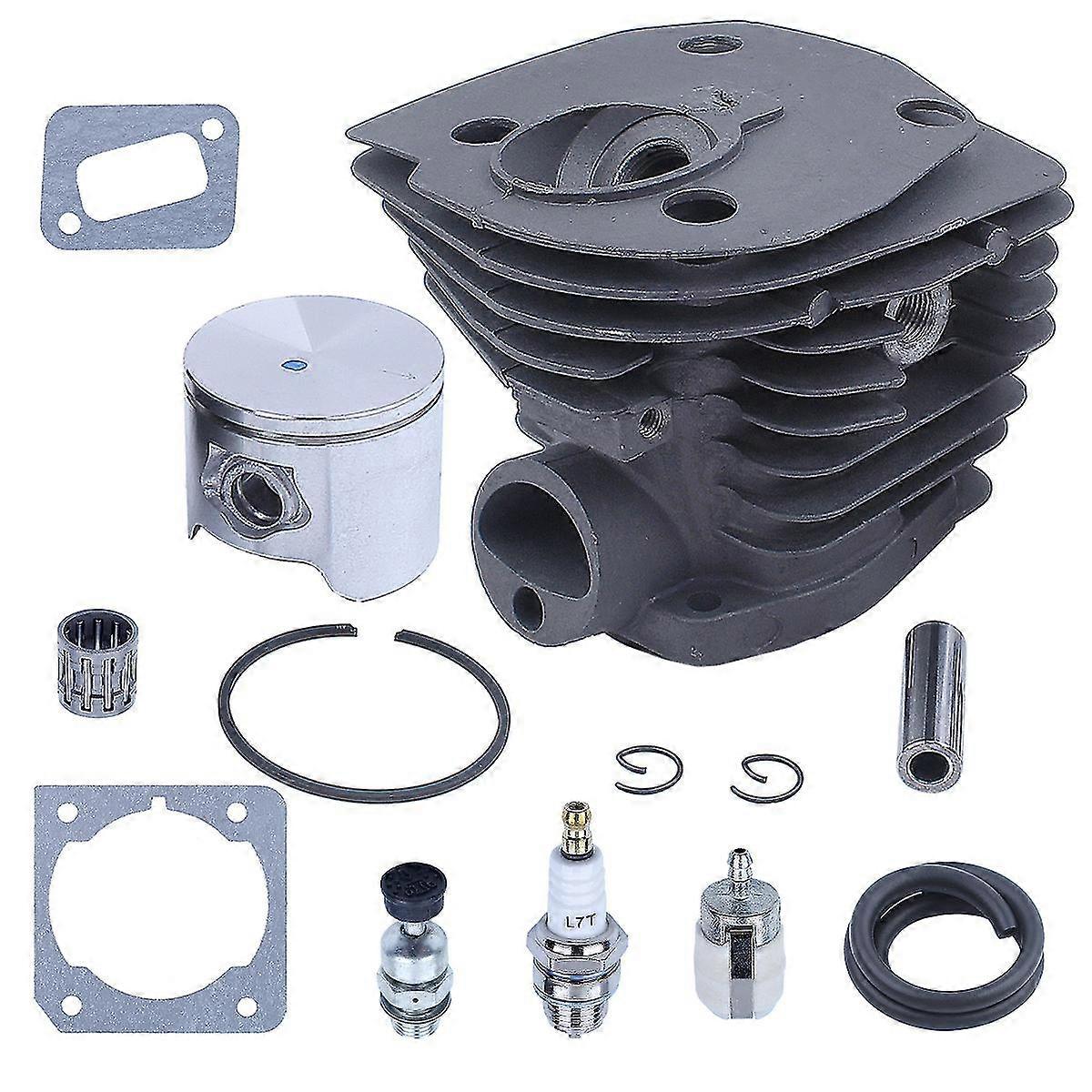 Kolbenring-satz Für 44-mm-zylinder, Passend Für Husqvarna Kettensägen 350, 346, 351 Und 353. Ersetzt Die Teilenummer 503869971. Enthält Außerdem Ein Dekompressionsventil, Einen Kraftstofffilter Und Ei
