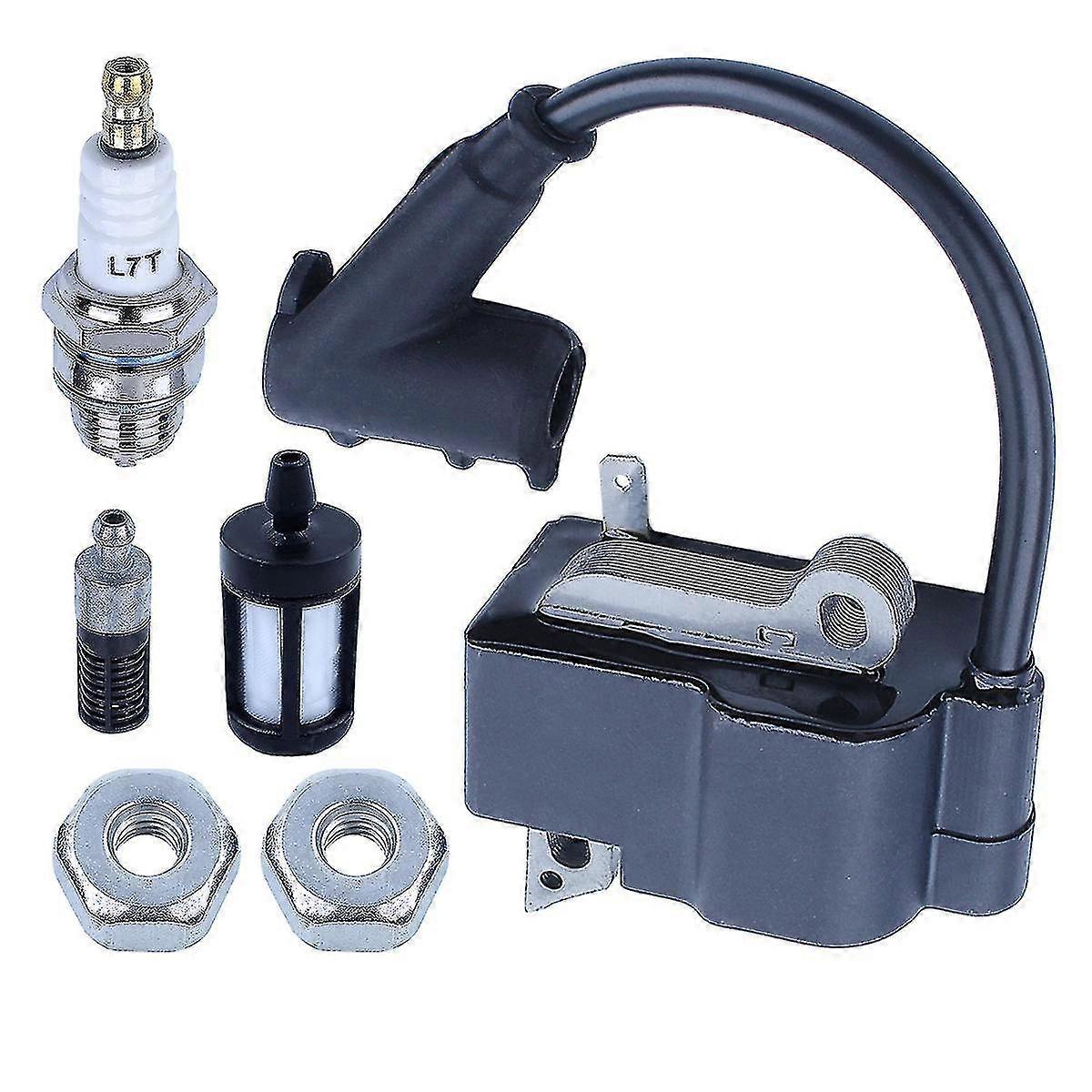 Zündspule, Öl- Und Kraftstofffilter, Führungsschienenmutter, Zündkerze. Kompatible Ersatzteile Für Den Stihl Ms270/ms280 Benzin-kettensägenmotor.