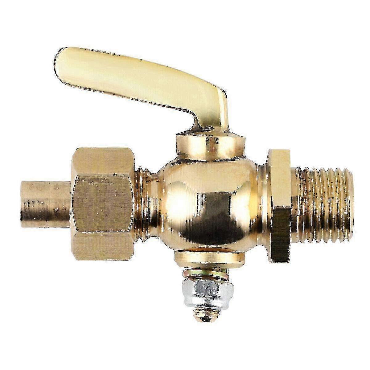 Benzinhahn Aus Messing, 1/4-1/4 Bsp, Für Oldtimer-motorräder, Kompatibel Mit Modell 30005