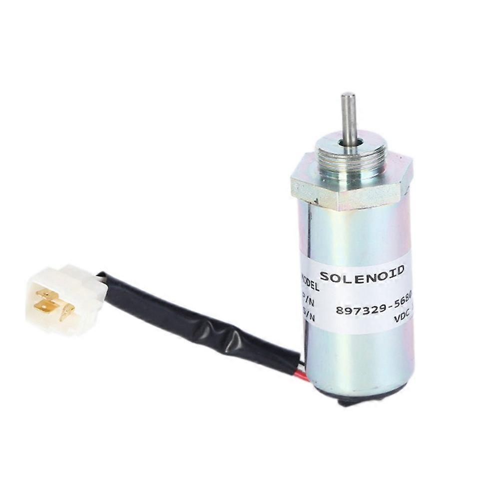 12v Kraftstoffabsperr-magnetventil Für Hitachi Kobe 70 75 Hydraulikbagger (ref. 897329-5680 / 8973295680)