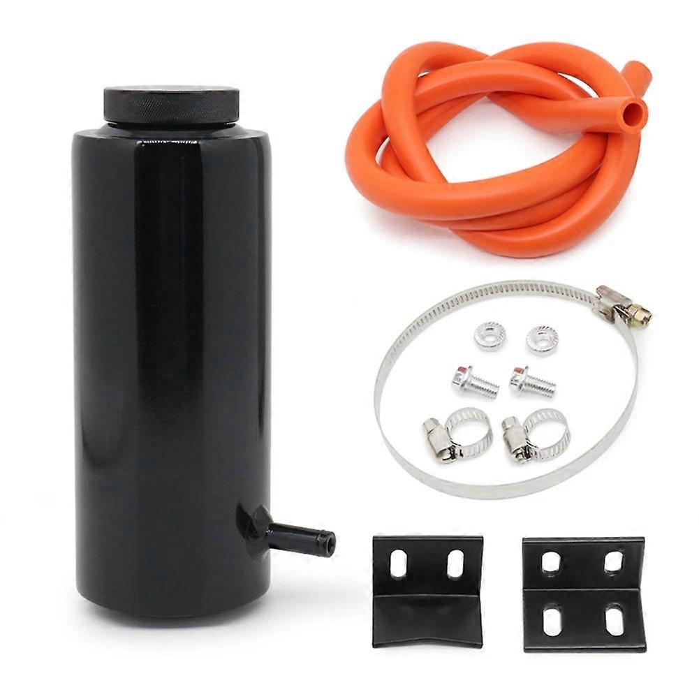 Universeller Schwarzer Aluminium-kühlmittelbehälter Für Autokühler, 800 Ml, Ausgleichsbehälter, Kühlmittel-rückgewinnungsbehälter