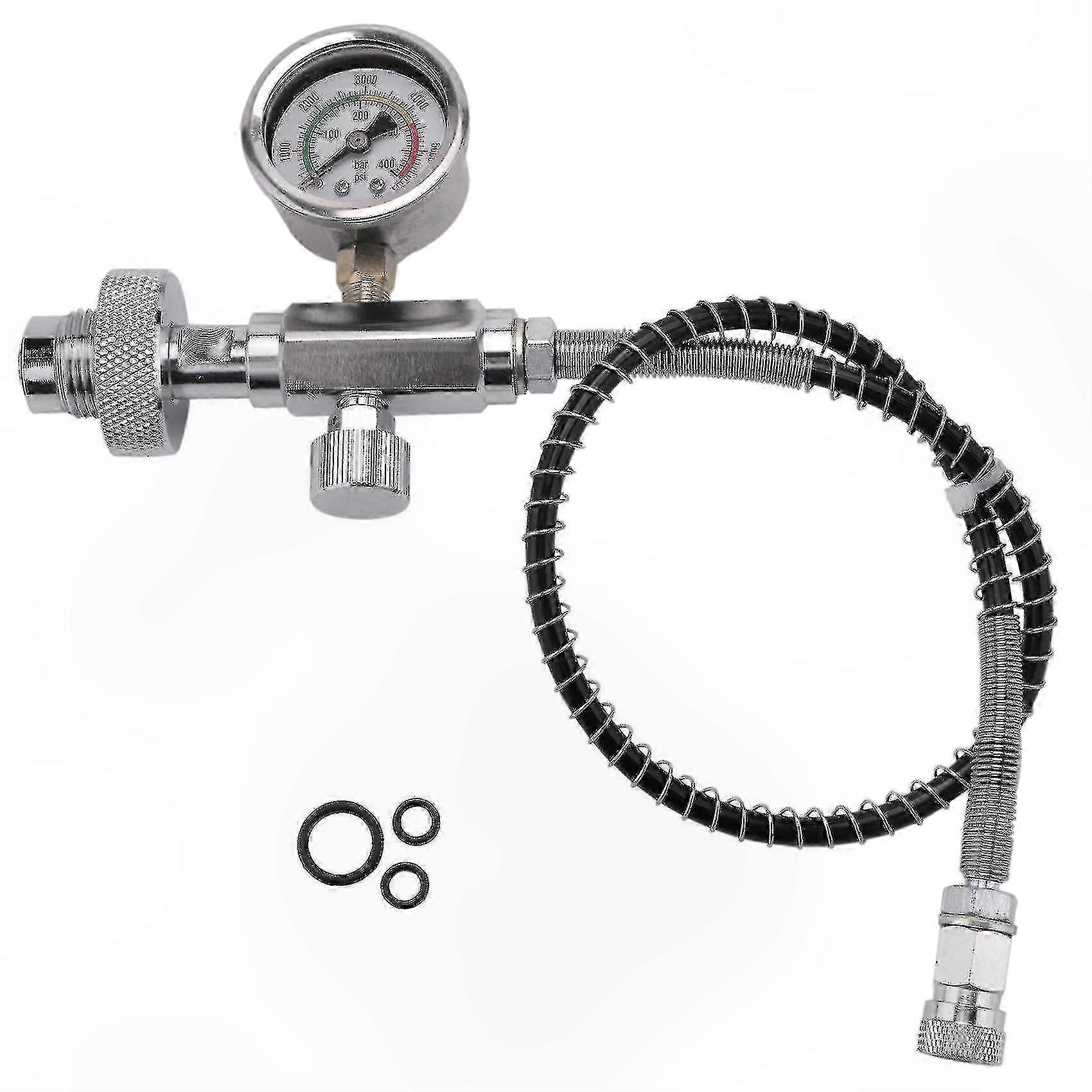 Adapter Für Tauchflaschen Mit 50 Cm Schlauch, G5/8 Din 300 Bar Anschluss Für Luftfüllstationen