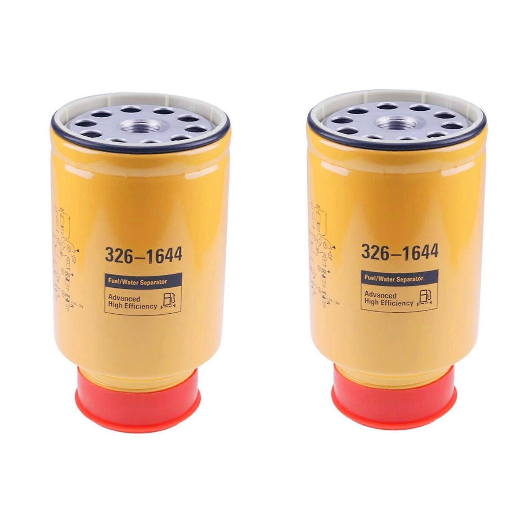 2 Dieselöl-/wasserabscheiderfilter 326-1644 3261644 1r0770 Für Caterpillar Cat 320c, 320d, 323d, 325d, 329d, 330d Und 336d