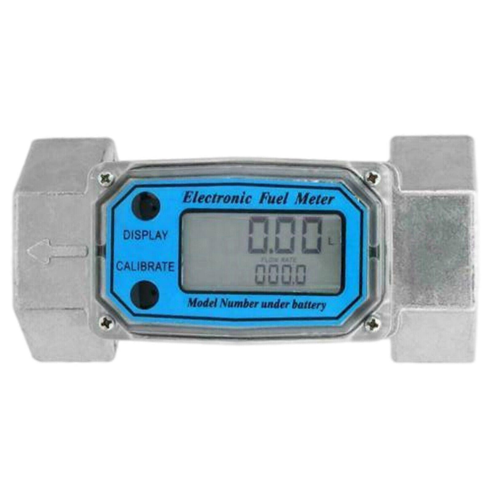 1-zoll-digital-turbinendurchflussmesser Für Diesel, Wasser Und Kraftstoff, Ovalrad-druckmesser, Neu