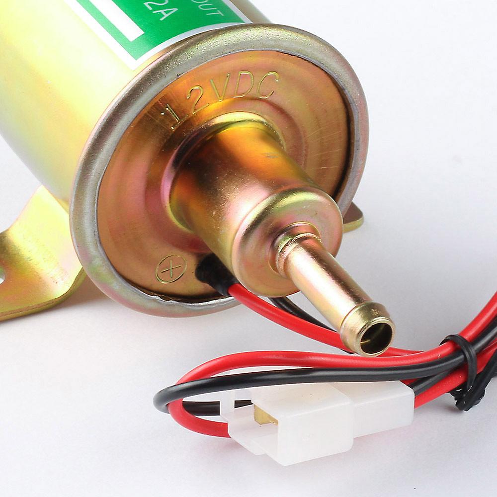 Neue Elektrische 12v-niederdruck-kraftstoffpumpe Mit Befestigungsschraube Und Kabel, Für Diesel- Und Benzinmotoren Hep-02a, Kompatibel Mit Vergasern Von Autos, Motorrädern Und Quads.