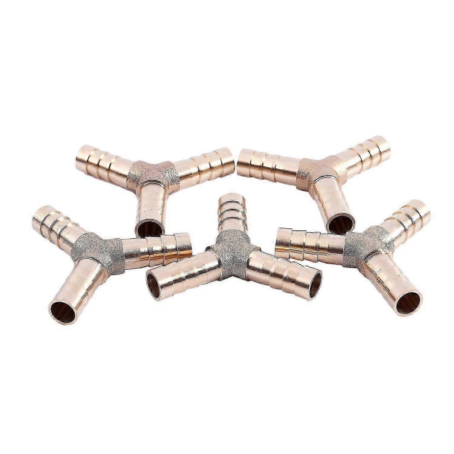 5 Y-förmige 3-wege-verschraubungen Aus Messing Für Druckluftschläuche, 8 Mm Schlauchanschluss