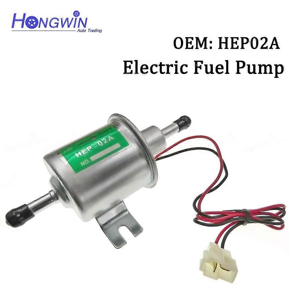 Hochleistungsfähige, Universelle 12-v-elektrokraftstoffpumpe Aus Massivem Metall Für Benzinmotoren, Kompatibel Mit Motorrad- Und Quad-vergasern.