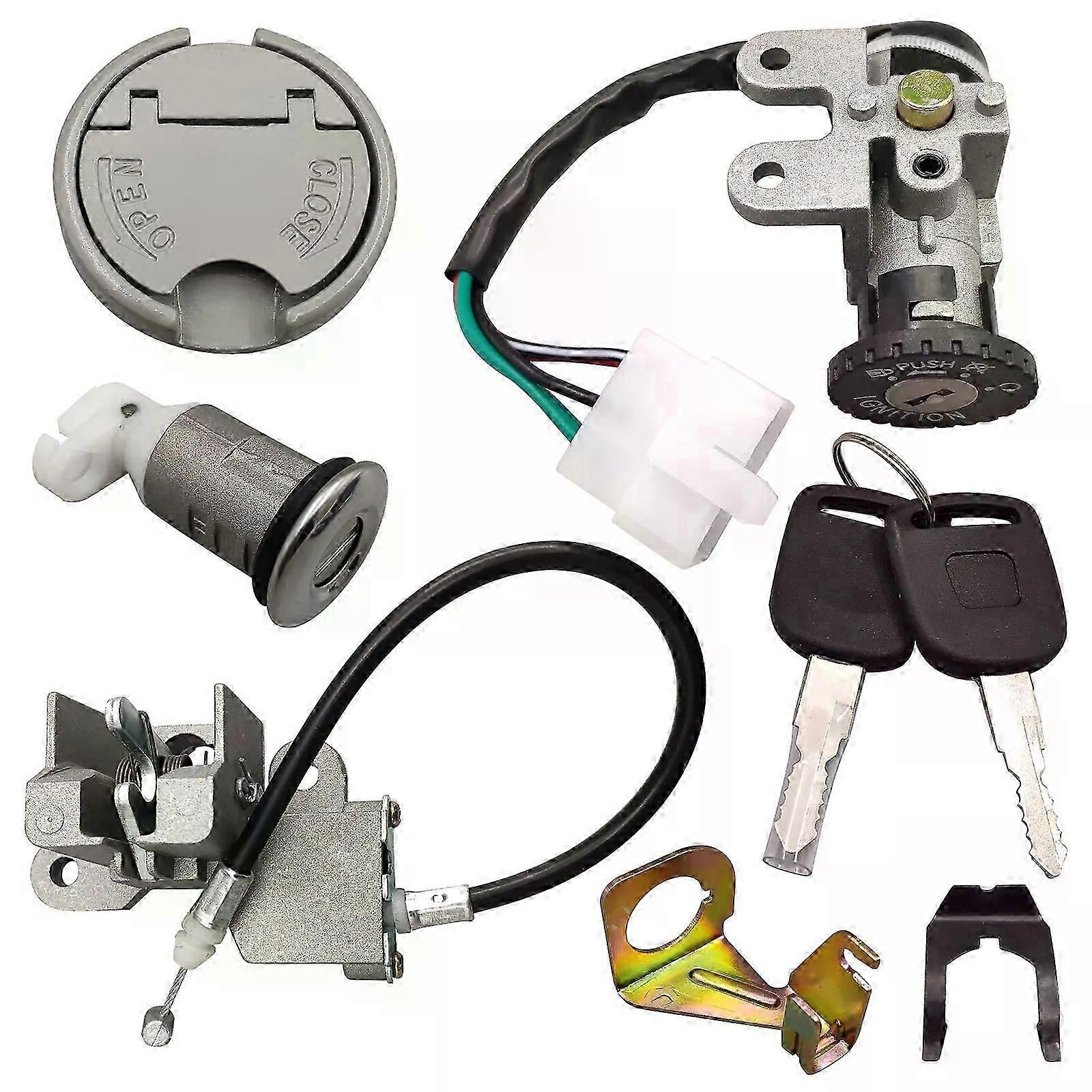 Schlüsselschloss-set Mit Tankdeckel Und Zündschalter Für Kymco 50 Motorrad