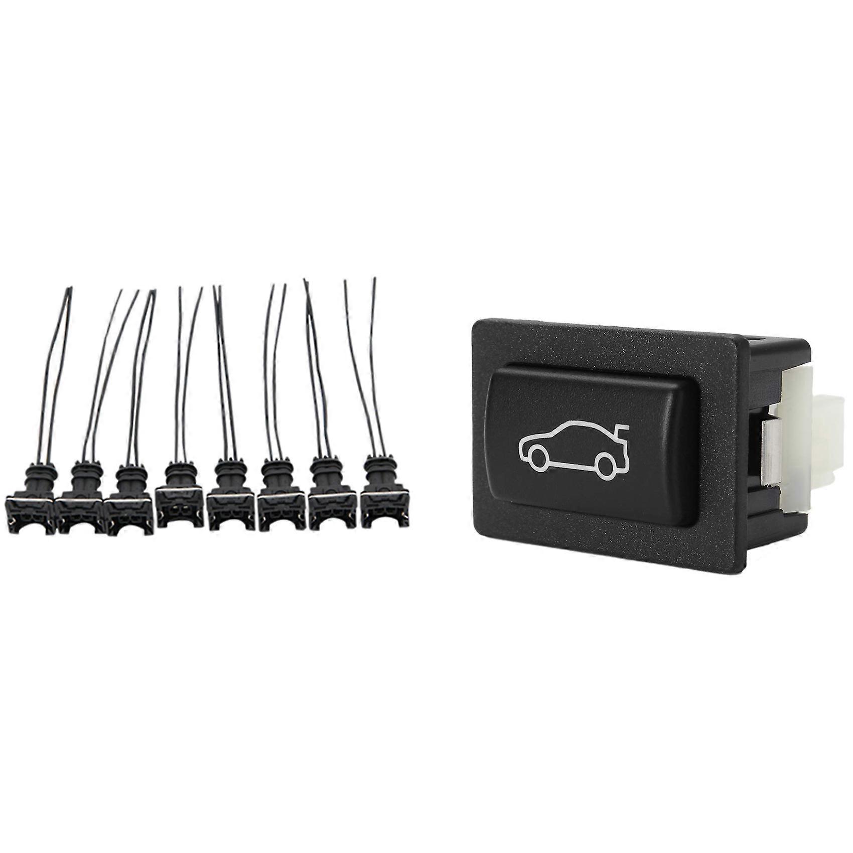 Kraftstoffeinspritzdüsenstecker Mit Steckern, Klemmen Und Verbindern Sowie 1 Kofferraumentriegelungsknopf Für Bmw F20 F30 F35 F10 F11