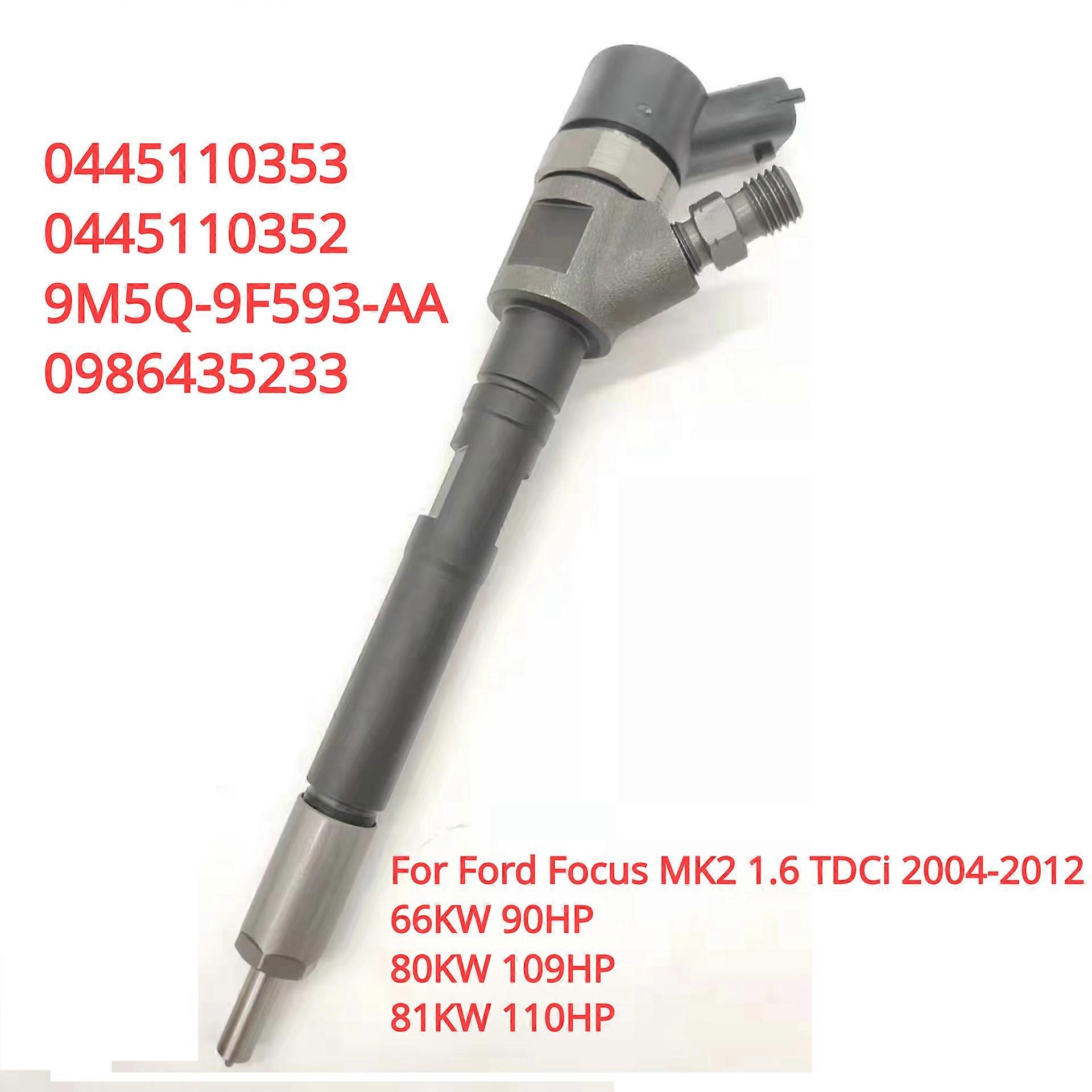 0445110353 9m5q9f593 Aa Neue Diesel-einspritzdüse Für Ford Focus Mk2 1.6 Tdci 2004-2012 66 Kw 80 Kw 81 Kw