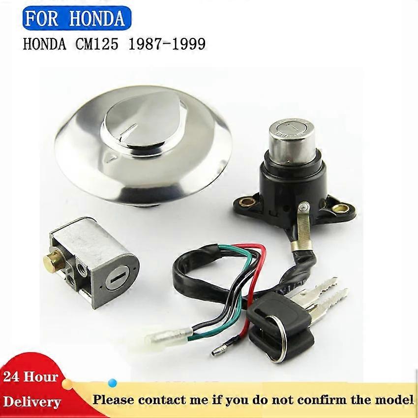 Tankdeckel- Und Zündschaltersatz Für Honda Cm125 Motorrad (1987-1999)