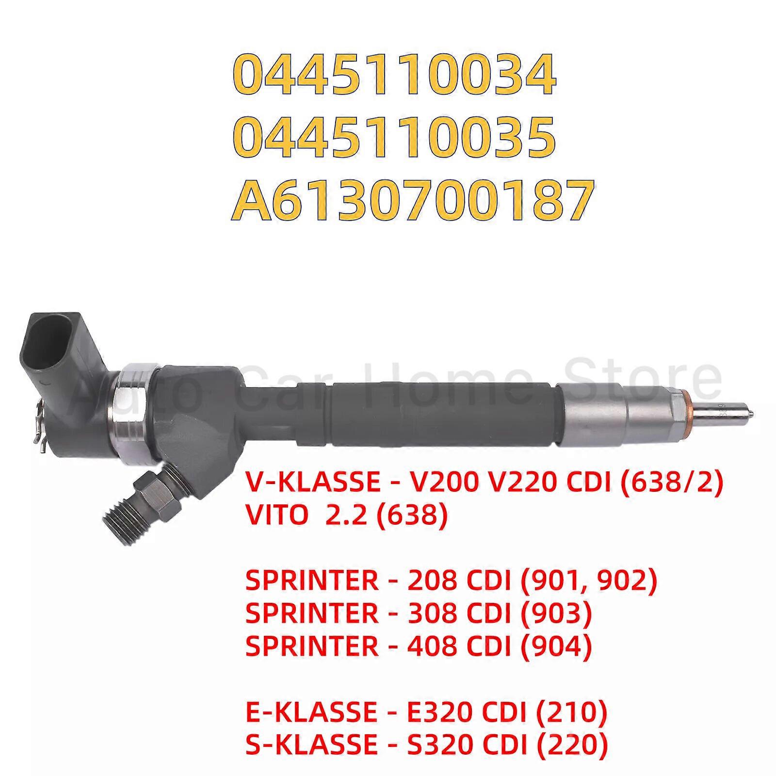 0445110035 Neue Diesel-einspritzdüse Für Mercedes Vito, Sprinter, V-klasse Und E-klasse 0445 110 035 / 6130700187