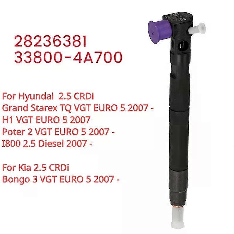 28236381 33800-4a700 Neue Diesel-einspritzdüse Für Hyundai Grand Starex H1 I800 Kia Bongo 3 Vgt 2.5 Crdi