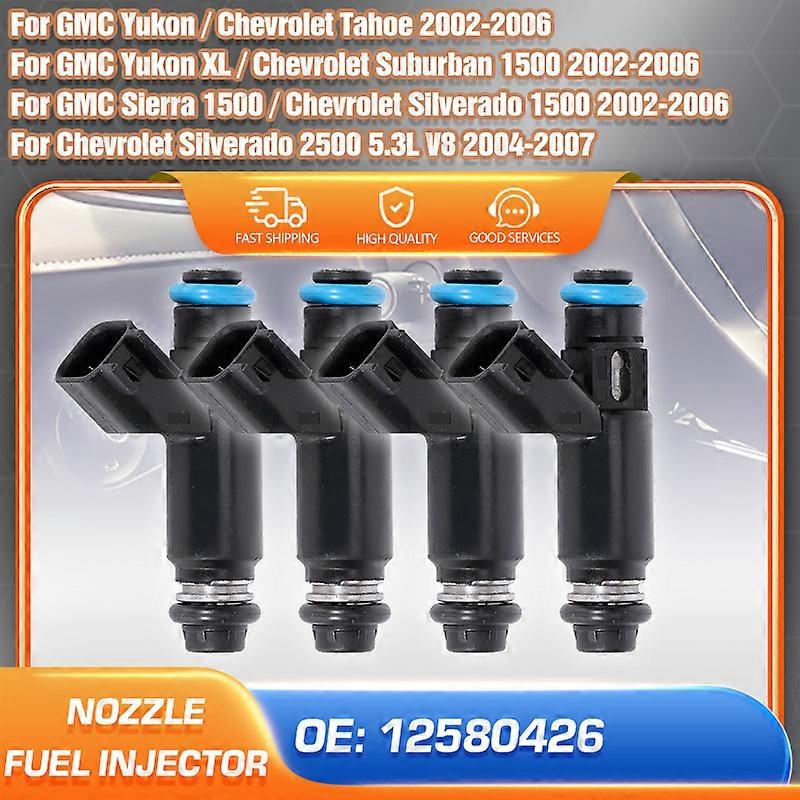 Kraftstoffeinspritzdüsen-kit 12580426 Kompatibel Mit Folgenden Fahrzeugen: Chevrolet Silverado, Gmc Sierra, Chevrolet Tahoe, Gmc Yukon Und Chevrolet Suburban (2002-2006).