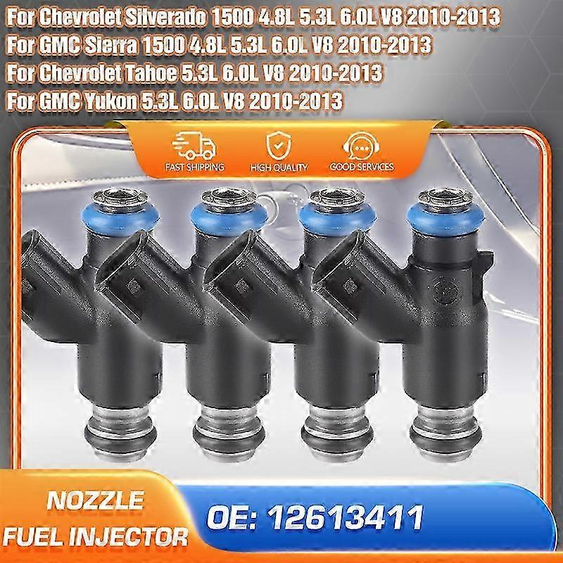 Kraftstoffeinspritzdüse 12613411, Für Gmc Sierra Yukon 2010 2011 2012 2013 Chevrolet Tahoe Silverado 4.8l 5.3l 6.0l Anwendbar A