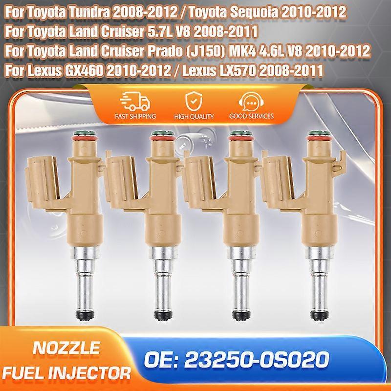 Kraftstoffeinspritzdüse Kompatibel Mit Lexus Lx570, Gx460, Toyota Sequoia, Toyota Tundra Und Toyota Land Cruiser Prado (2008, 2009-2012): 23250-0s020