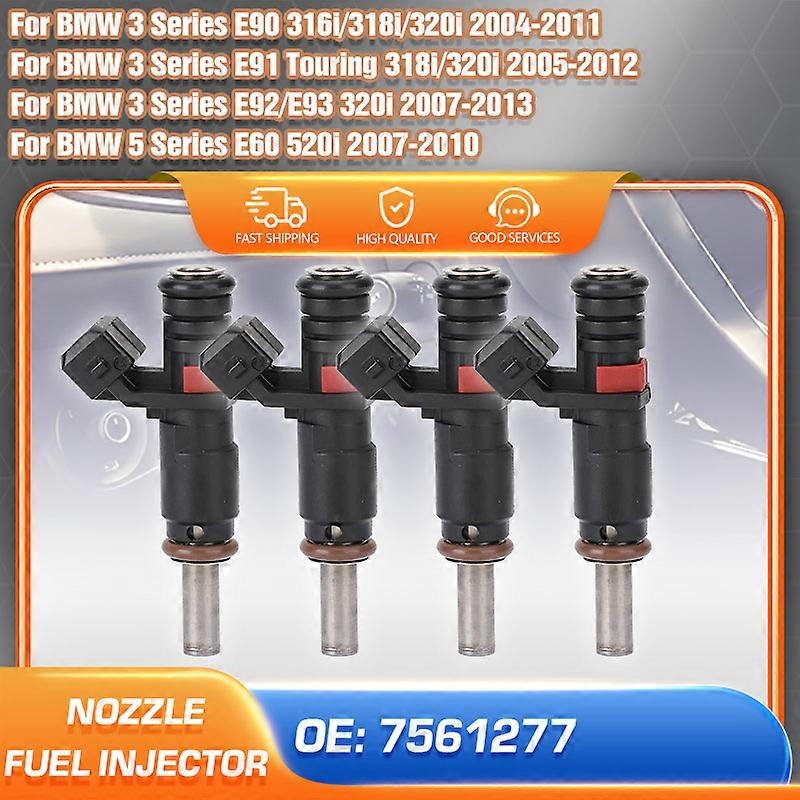 Kraftstoffeinspritzdüse Kompatibel Mit Bmw 3er E90/e91/e92/e93 316i/318i/320i (2004-2013) Und 5er E60 520i (2007-2010) - Teilenummer: 7561277