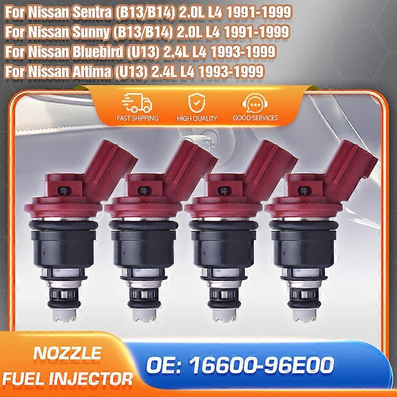 Kraftstoffeinspritzdüse Kompatibel Mit Nissan Sentra Sunny B13 B14 2.0l L4 (1991-1999) Und Nissan Altima Bluebird 2.4l L4 (1993-1999) Modellen (referenz 16600-96e00).