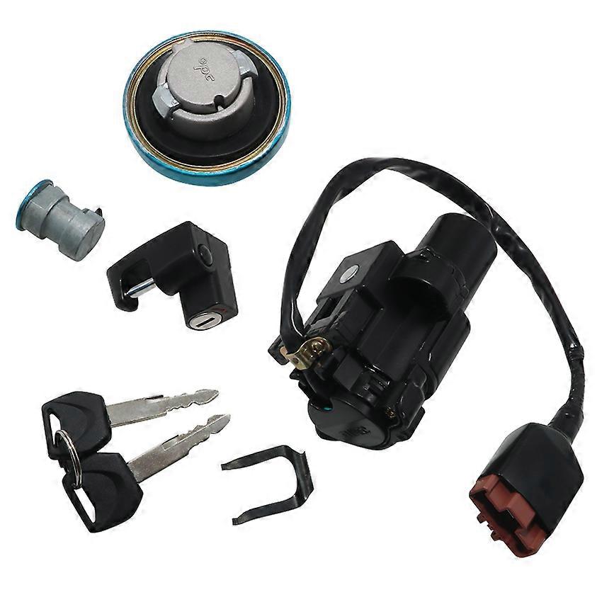 Kraftstoffzündschalter-verriegelungssatz Mit Schlüssel Für Honda Crf250, Crf250l (2013-2020) Und Crf250m Motorräder (teilenummern: 35010-kzz-900 Und 35010-kzz-901).