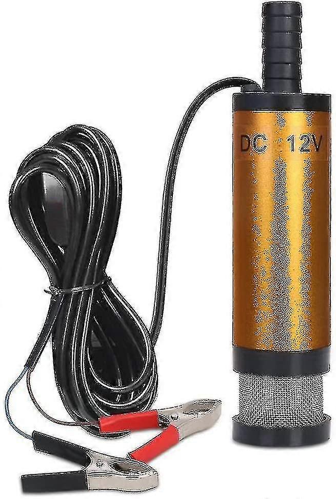 12v 38mm Ölpumpe, Wasserpumpe Mit Klemme, Für Diesel, Heizöl Und Kraftstoff, Tauchfähig