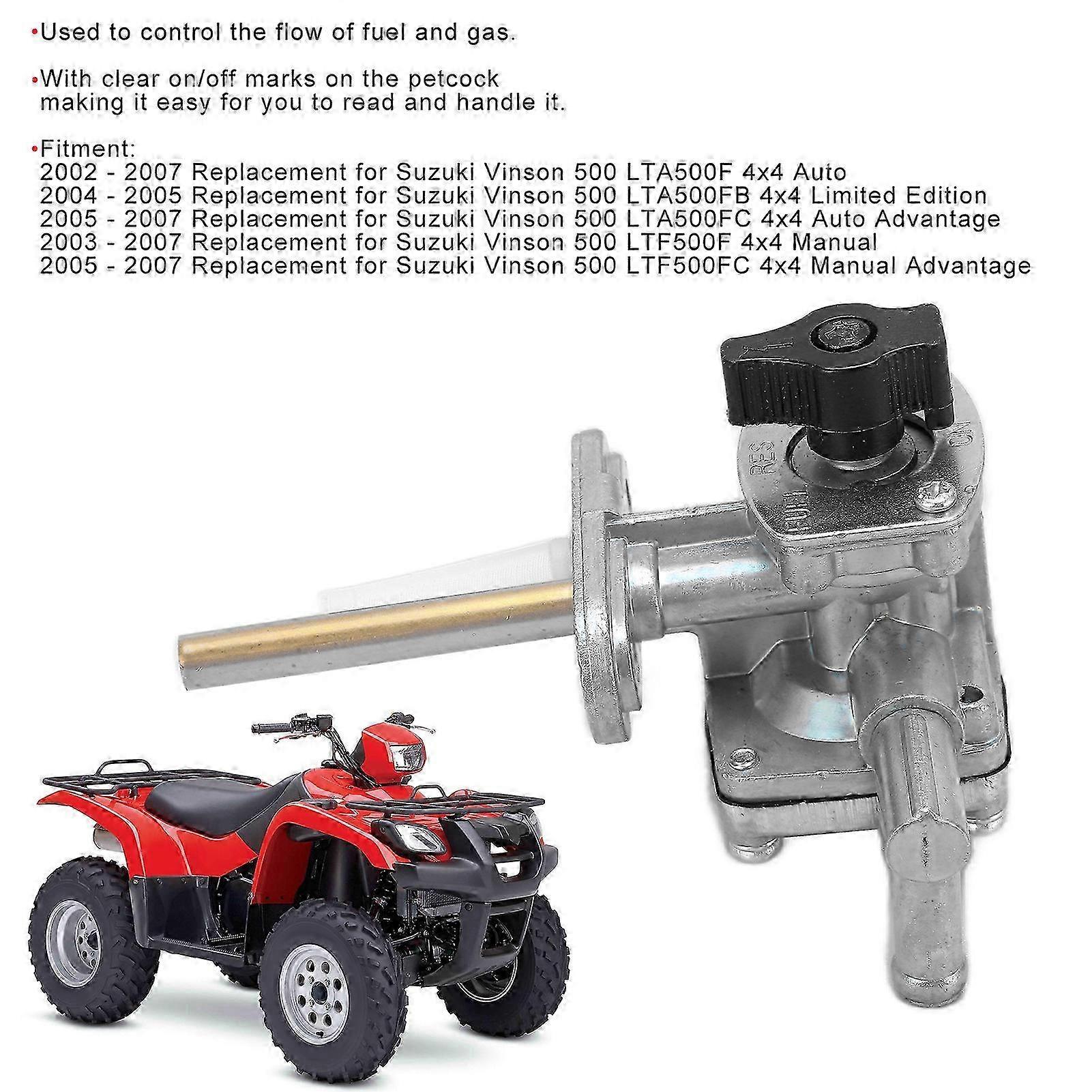 Kraftstoffventil Für Motorrad 4430003g02, Kompatibel Mit Suzuki Quadrunner 500 Quad