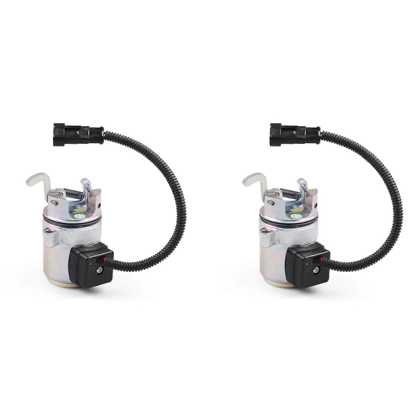 2 X 12v Kraftstoffabsperr-magnetventile Für Deutz 1011/2011 Motor 04287583 0428-7583 0428-7116