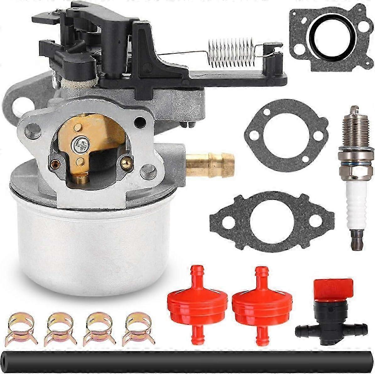 Vergaser Für Troy Bilt 7,75 Ps, 8,75 Ps Und 8,5 Ps (190 Cm³) Motoren, Kompatibel Mit Briggs & Stratton Rasenmähern 591137, 595390, 594287, 799248, 110p02 Und 110p05 (druck: 2.700-3.000 Psi).