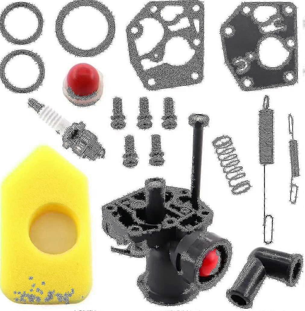 Briggs & Stratton 499809 498809a Vergaser-reparatursatz Mit Filter Und Regler, Kompatibel Mit Rasenmähern.