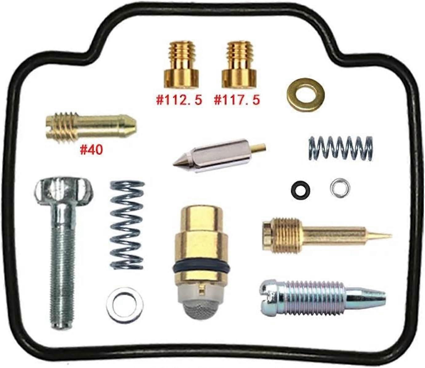 Vergaser-reparatursatz Für Suzuki Dr125 (1994–2002), Dr125se Und Df125 Motorräder, Kompatibel Mit Dem Mikuni Bst31 Vergaser. Ersatzteile Für Den Mikuni Bst31 Vergaser.