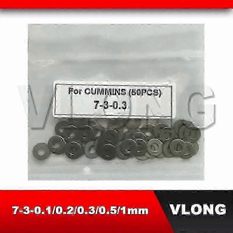 Diesel-einspritzdüse Mit 7-3-0,1 Mm Gewinde, Druckausgleichsscheibe, Unterlegscheiben 0,1 Mm, 0,2 Mm, 0,3 Mm, 0,5 Mm, 1 Mm, Druckausgleichspad