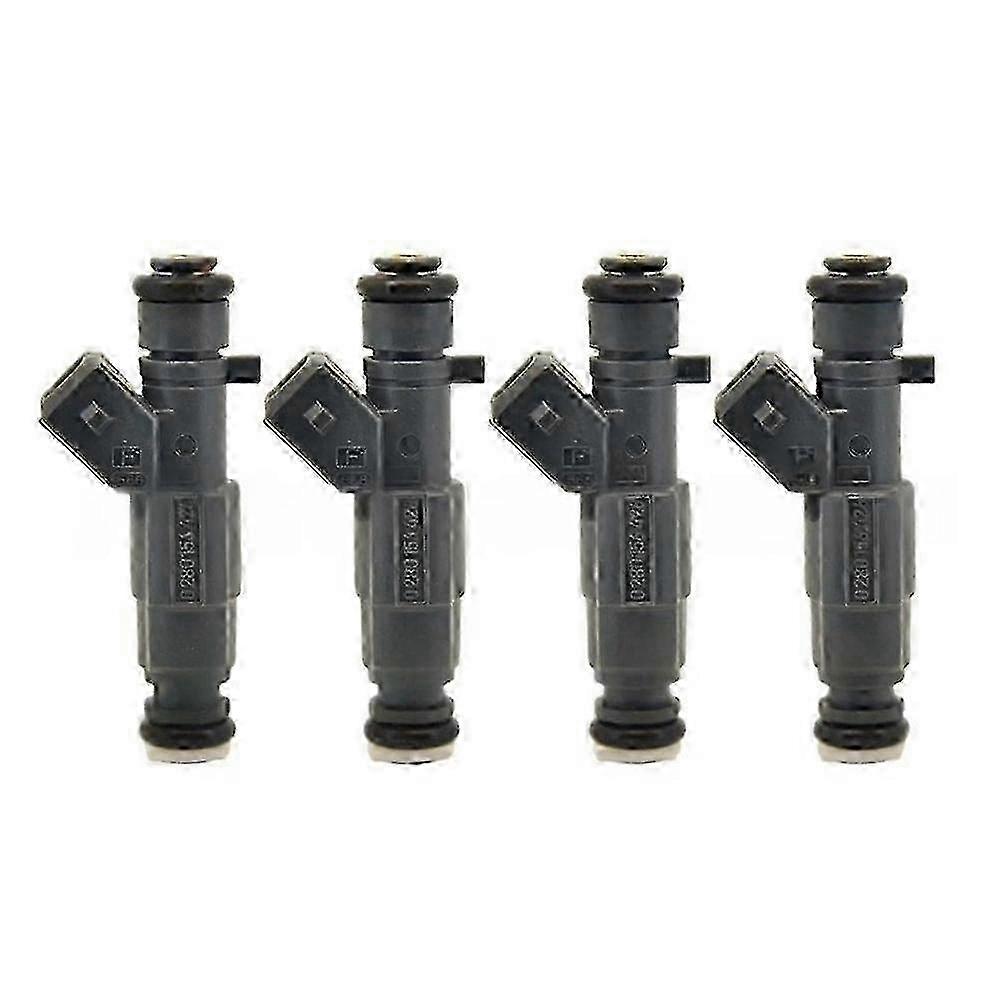 4 Schwarze Einspritzdüsen Gemäß Originalspezifikationen