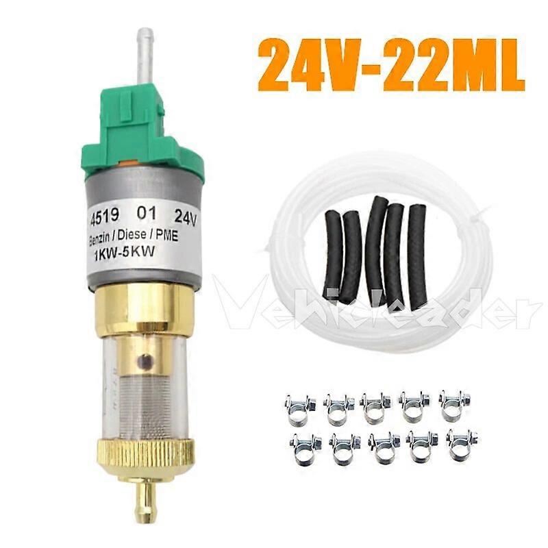 Eberspächer 12v/24v Ultraleiser Kfz-heizungs-kraftstoffpumpen-montagesatz (22 Ml/28 Ml) Mit Schlauchschellen. Kompatibel Mit Luft-, Diesel- Und Standheizungspumpen.