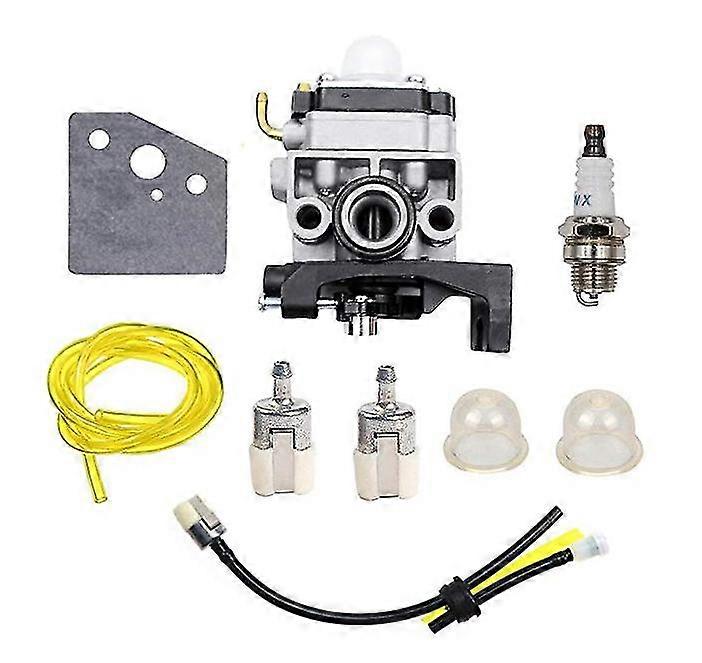 Vergaser Für Gx25, Vergaser-reparatursatz Mit Zündkerze, Primerpumpe, Kraftstofffilter Und Trimmer (1 Set) – Silber