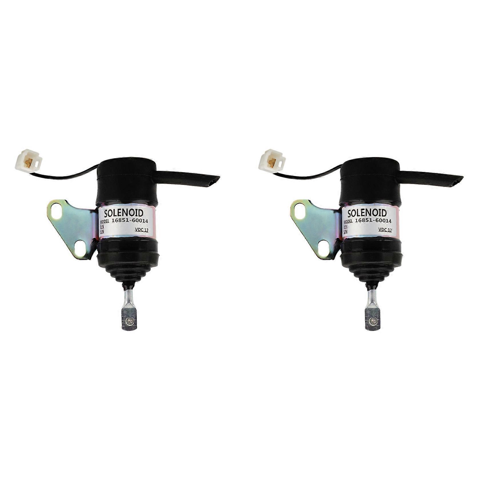 12v Kraftstoffabsperr-magnetventile 052600-4530 16851-60014 Für Denso Kubota Rtv900 Bx1800d Z482 Z602 D722 052600-4531