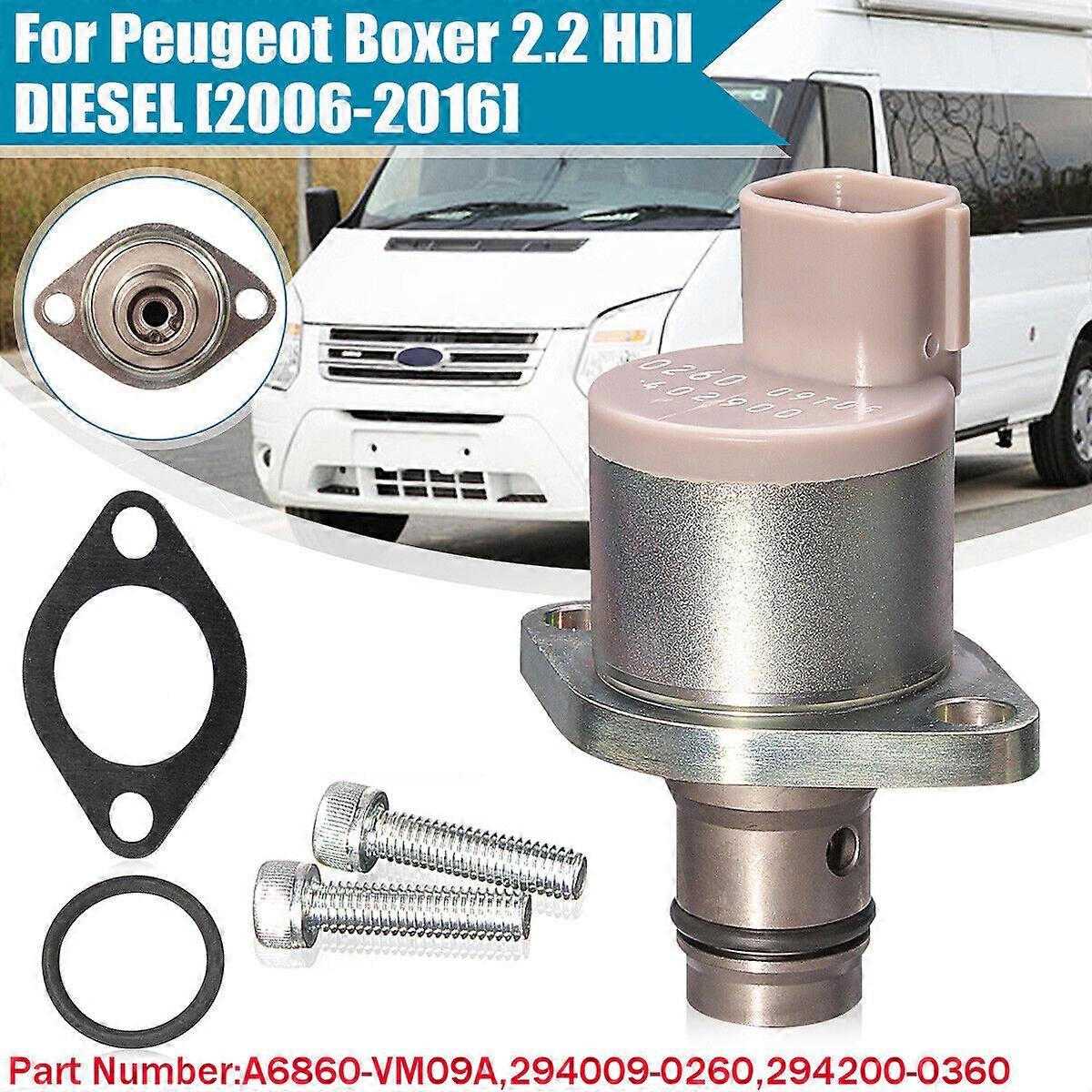 Kraftstoffpumpen-druckregler Für Peugeot Boxer 2.2 Hdi Diesel 06-16