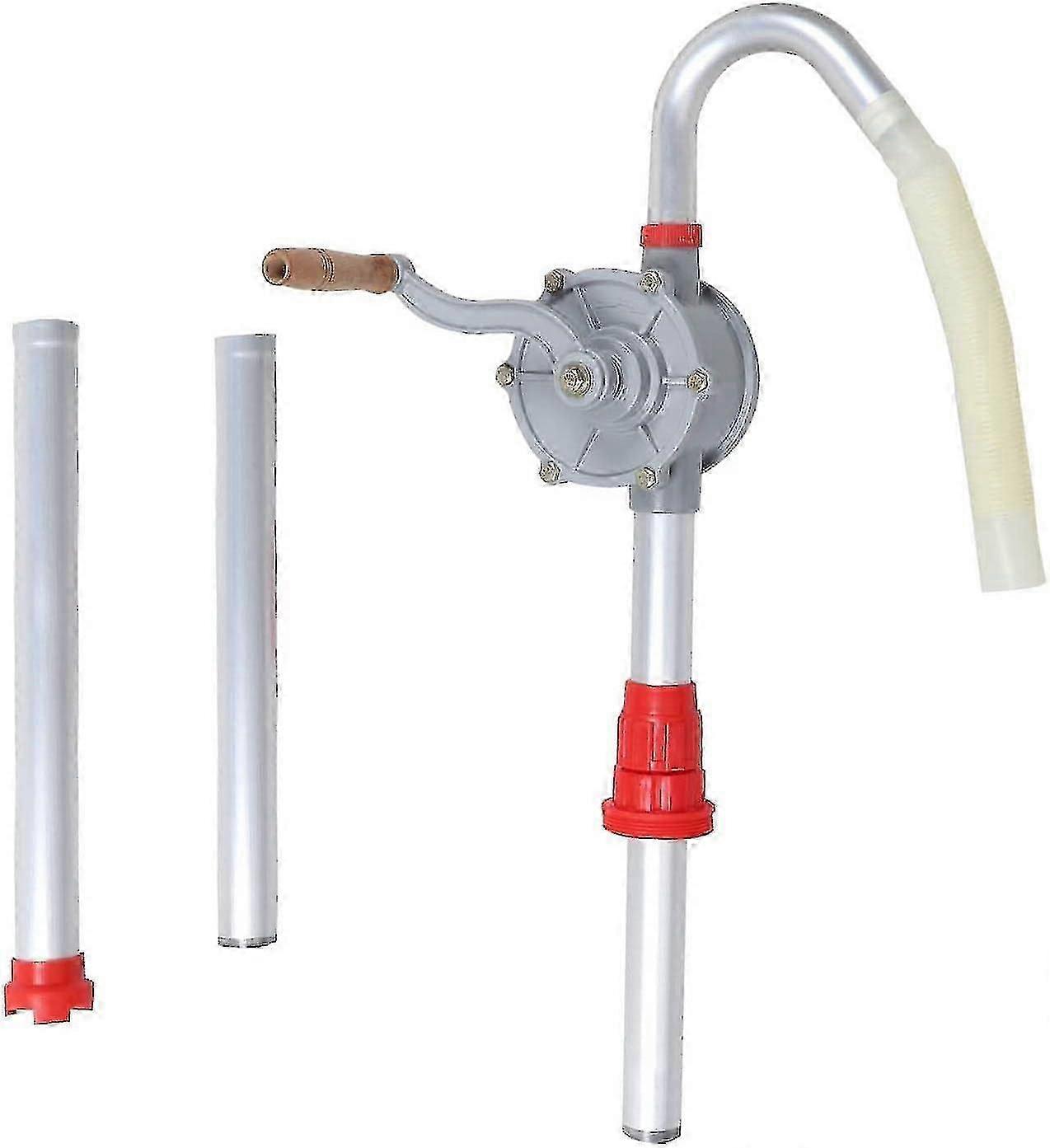 Ölpumpe Für 130 Cm Fässer, Manuelle Aluminiumpumpe Mit Drehkurbel Zum Umfüllen Von Benzin Und Dieselkraftstoff (werkstatt).