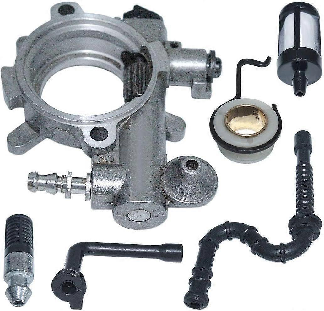 Ölpumpensatz, Schmiernippel, Schneckengetriebe, Kraftstofffilter Und Kraftstoffleitung Für Stihl 034 036 Ms360 Kettensäge