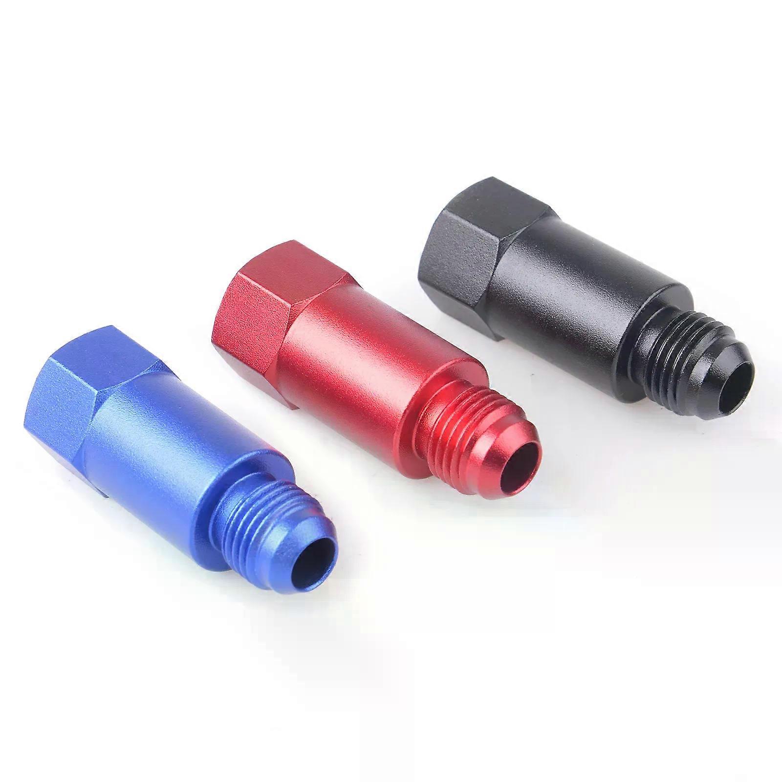Inline-entlüftungsventil 6an-innengewinde Auf 6an-außengewinde, Aluminium-adapterverschraubungen Für Inline-entlüftungsventile Von Brennstoffzellen