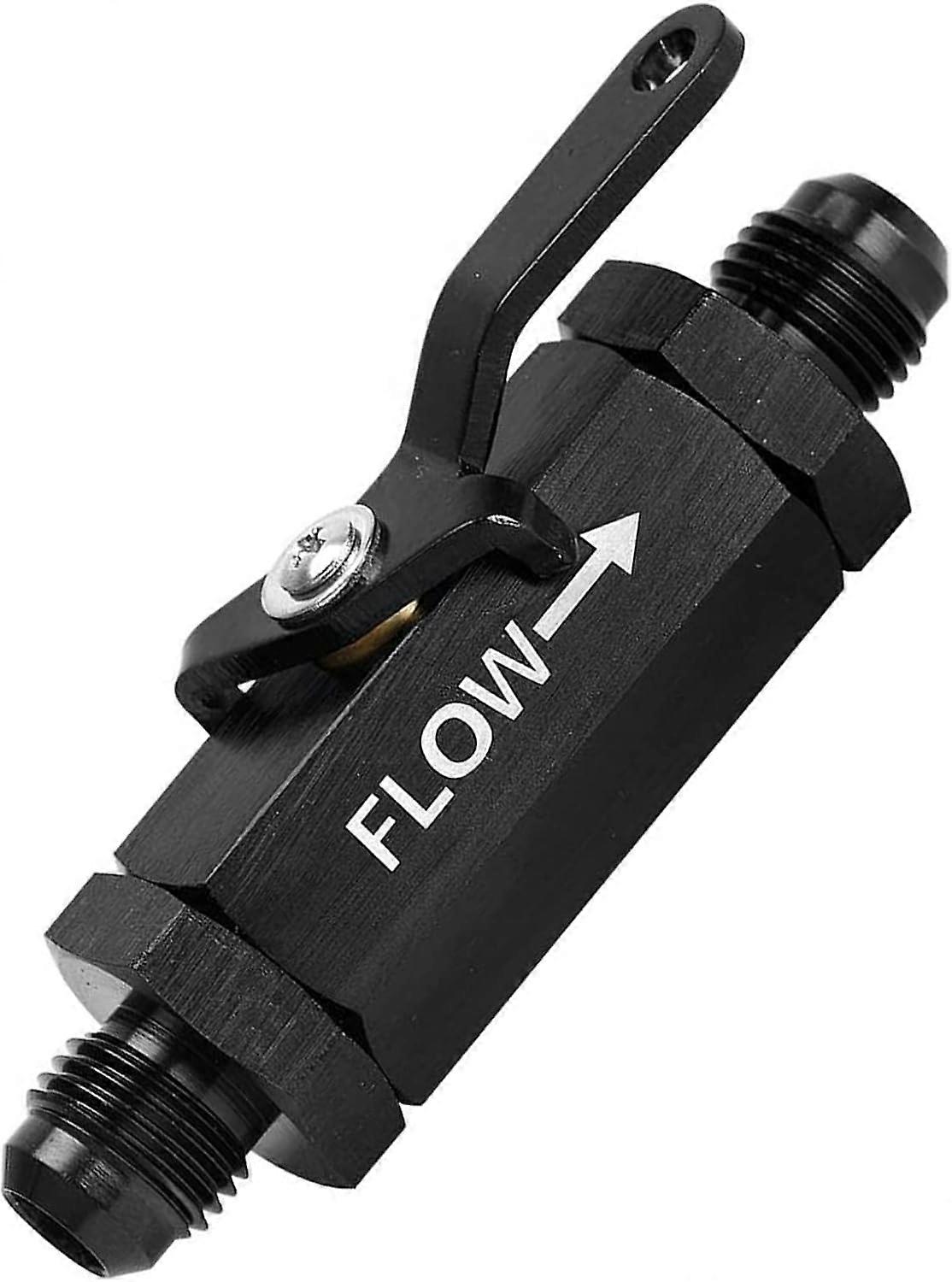 6an-aluminium-kraftstoffabsperrventil (inline), 6an-zu-6an-außengewinde-bördelverschraubung, 3/8"-durchflussregelventile, Außengewinde-bördelverschraubung Mit Seilzughebel, 6"-anode