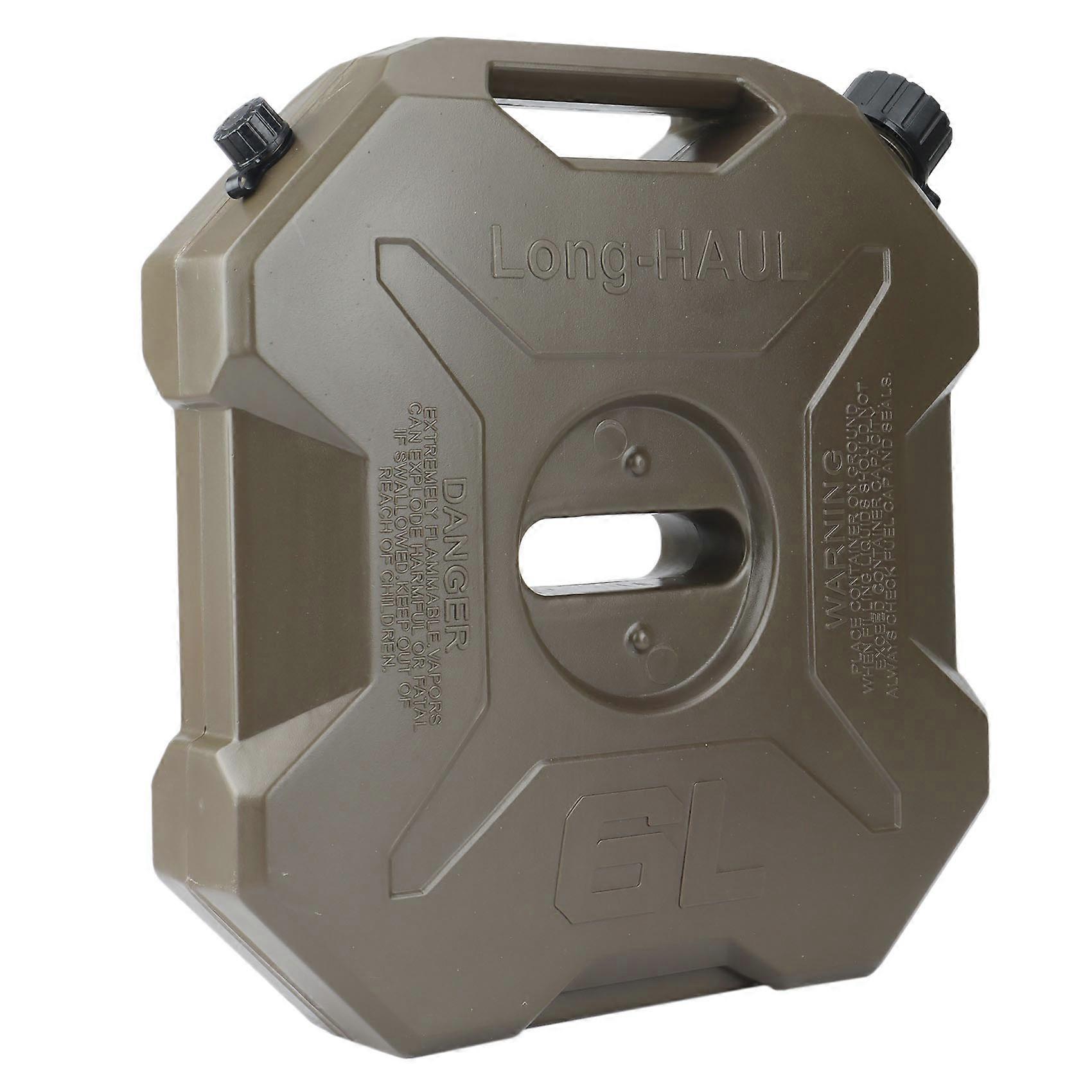 6-liter-benzinkanister (grün) Für Quad, Ssv Und Motorrad, Kunststoff-kraftstofftank Für Auto Oder Pkw.