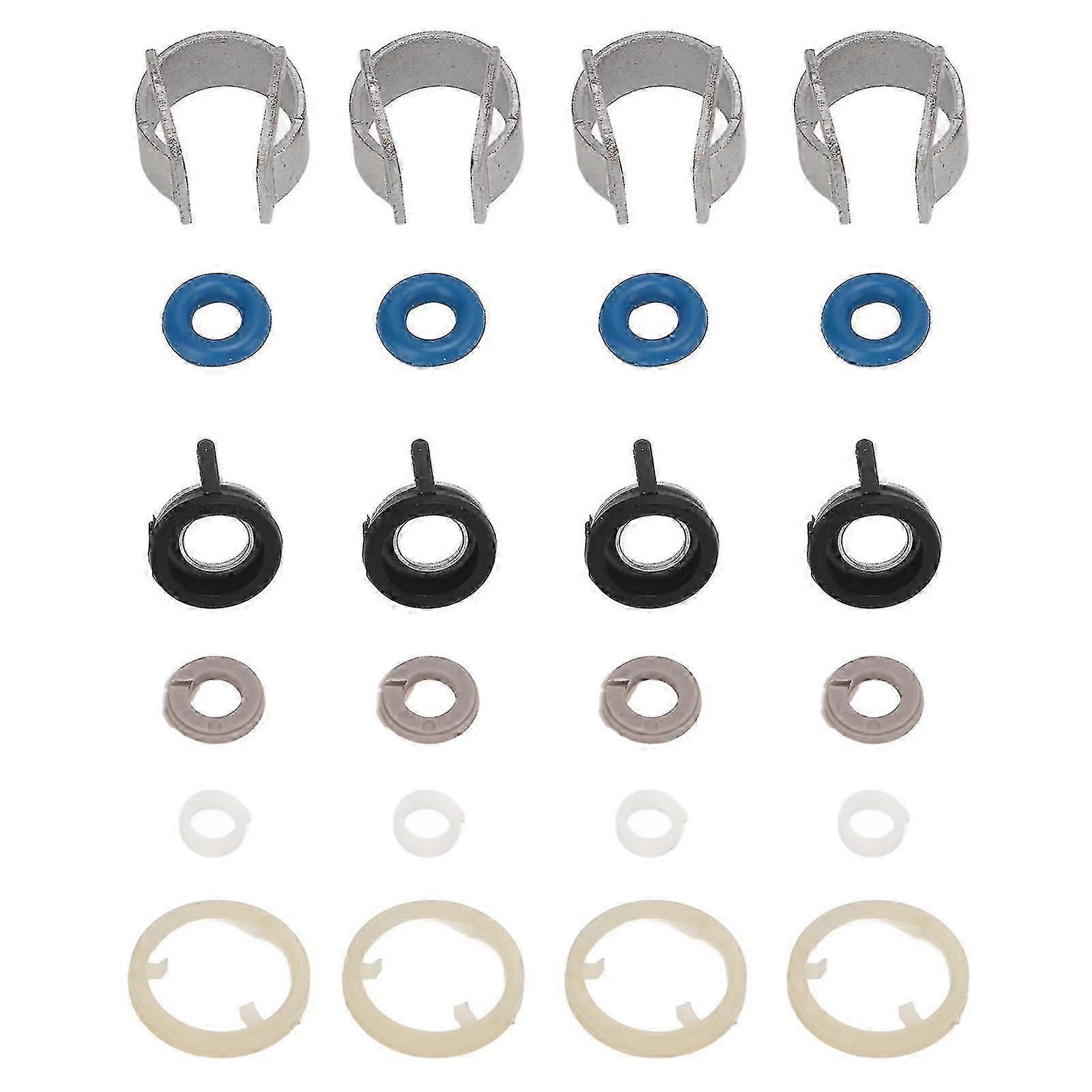 Reparatursatz Für Kraftstoffeinspritzdüsendichtungen Mit 4 Dichtungen (gummi- Und Metall-o-ringe) 06h998907b, Kompatibel Mit Audi A3, A4, A5, S5, S4, Q5 Und Q3.